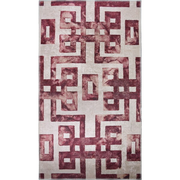 Tappeto rosso/beige 230x160 cm - Vitaus