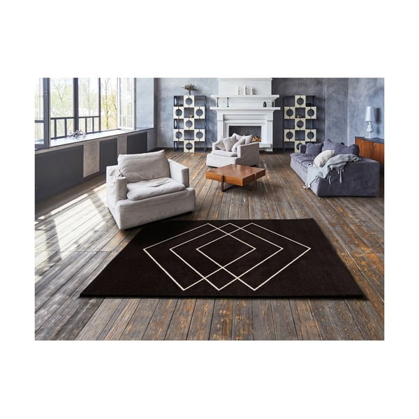 Tappeto marrone scuro , 190 x 280 cm Breda - Universal-image-1