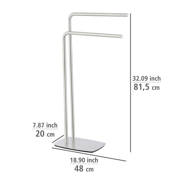 Portasciugamani in acciaio inox Iria - Wenko-image-3