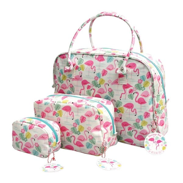 Borsa per cosmetici , 29 x 16,5 cm Flamingo Bay - Rex London-image-2