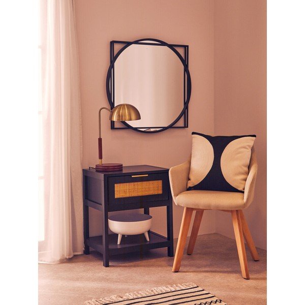 Comodino nero Sherman – Premier Housewares-image-1