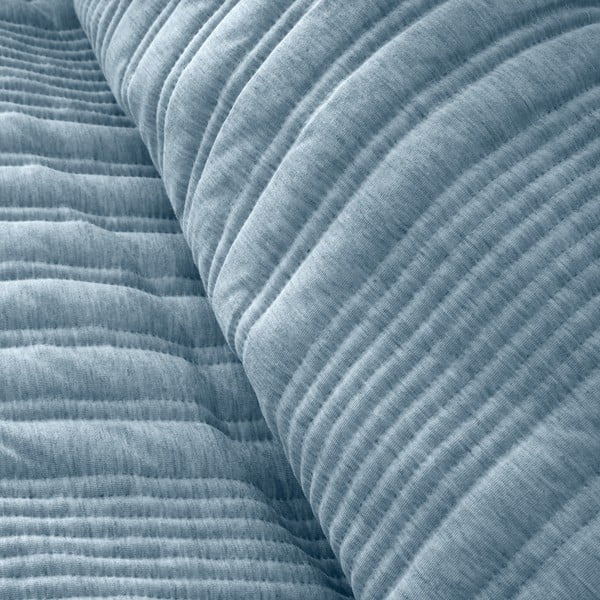 Biancheria blu per letto matrimoniale 200x200 cm Tamba Stripe - Pineapple Elephant-image-3