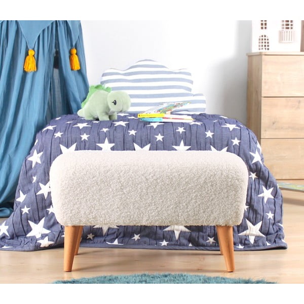 Pouf bianco per bambini Moouv - Artie-image-3