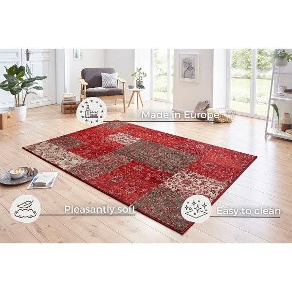 Tappeto rosso Celebrazione , 120 x 170 cm Kirie - Hanse Home-image-3