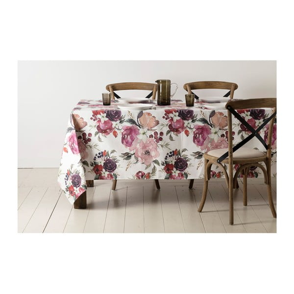 Tovaglia in cotone 160x160 cm Florisia - Côté Table-image-2