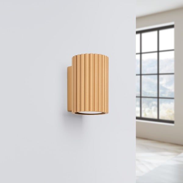 Lampada da parete dorata Gleam – Sollux-image-3