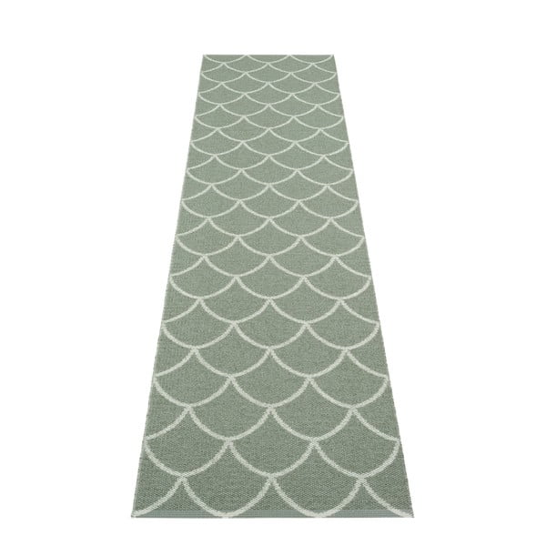 Passatoia da interno/esterno verde 70x300 cm Kotte Army Sage – Pappelina