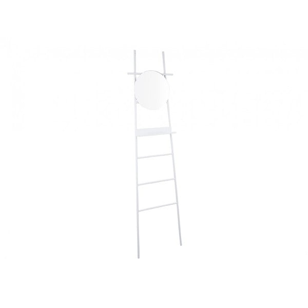 Scala decorativa bianca con specchio Glint - Leitmotiv-image-2