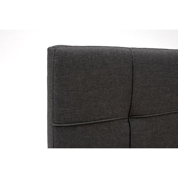 Letto matrimoniale grigio scuro con contenitore Leda, 180 x 200 cm - ProSpánek-image-1