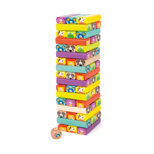 Gioco in blocchi di legno Animali - Legler