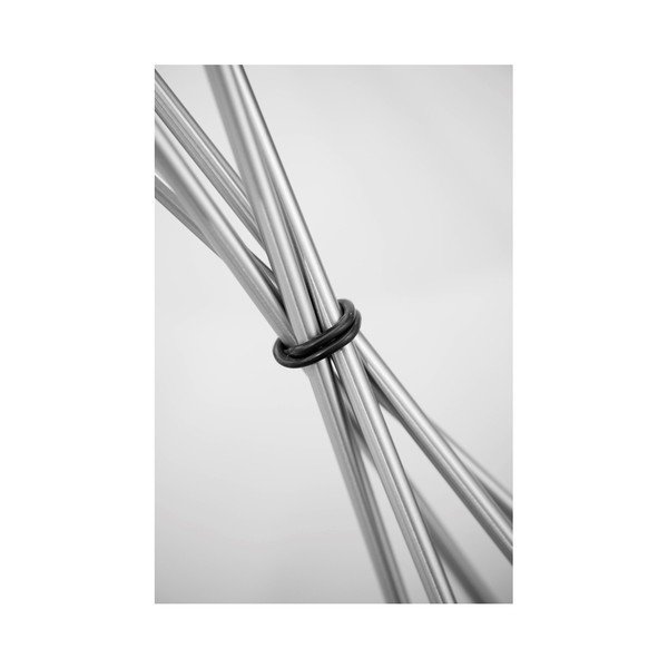 Lampada a stelo grigia con paralume crema chiaro Lima - Citylights-image-4