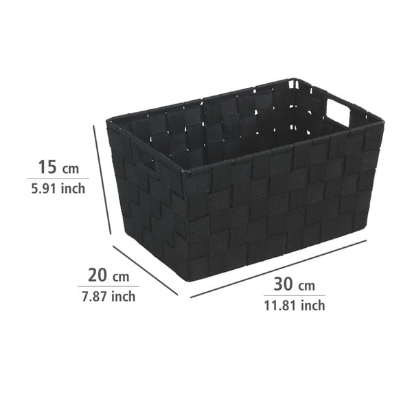 Cestino nero , 20 x 30 cm Adria - Wenko-image-1