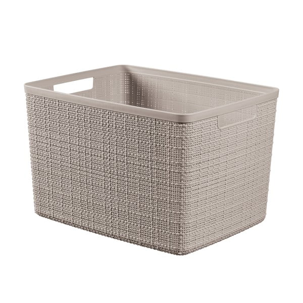 Cesto contenitivo in plastica 36x28x23 cm Jute L – Curver