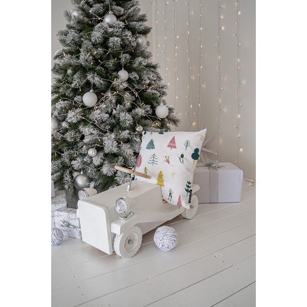 Cuscino decorativo con motivo natalizio 45x45 cm Skiing - Butter Kings-image-2