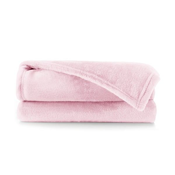 Coperta in microfibra rosa chiaro Decoking , 150 x 200 cm Mic - DecoKing-image-2