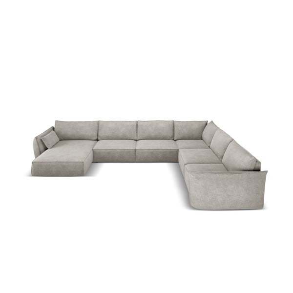 Divano angolare grigio chiaro (angolo destro) Vanda - Mazzini Sofas