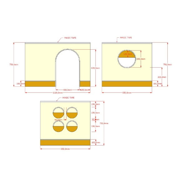 Tenda per letto da bambini Forrest - Vipack-image-3