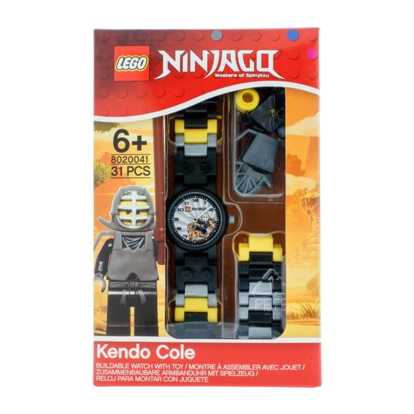 Hodinky s figurkou LEGO® Ninjago Kendo Cole-image-4