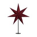 Decorazione luminosa bordeaux con motivo natalizio ø 45 cm Clara - Markslöjd
