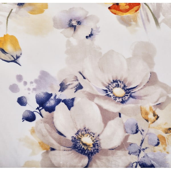 Set copripiumino e federa bianco in micropile per letto singolo 140x200 cm Blossom – My House-image-1