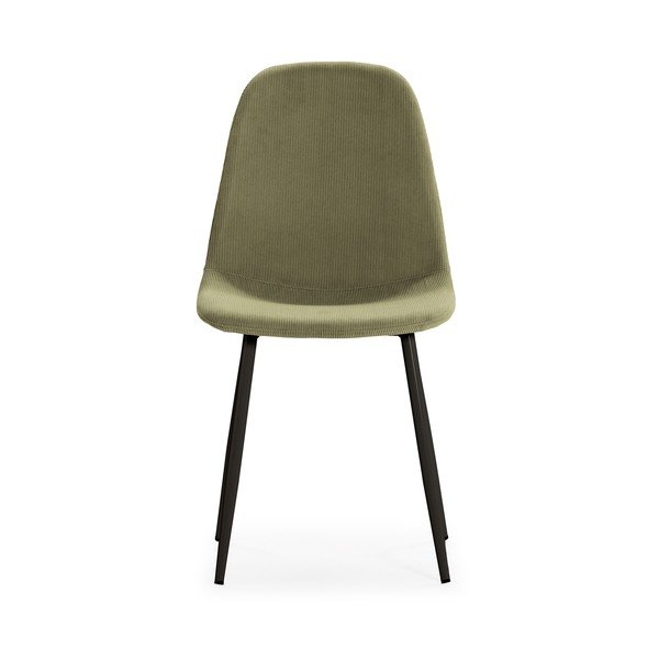 Sedie da pranzo in set verdi in imbottito 4 pz Minka – Marckeric-image-4