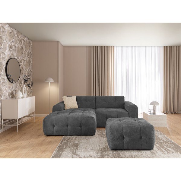 Poggiapiedi grigio scuro Melva – Ropez-image-3