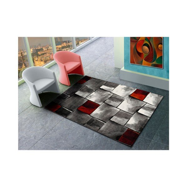Tappeto Amy Rojo, 140 x 200 cm - Universal-image-2