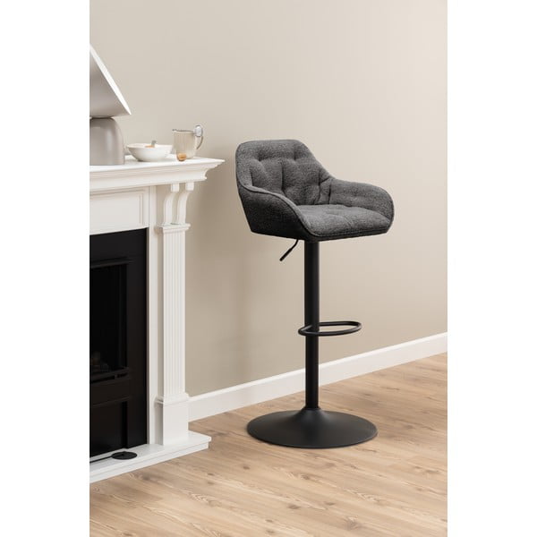 Set di 2 sgabelli da bar girevoli grigio scuro 109 cm Brooke - Actona-image-1