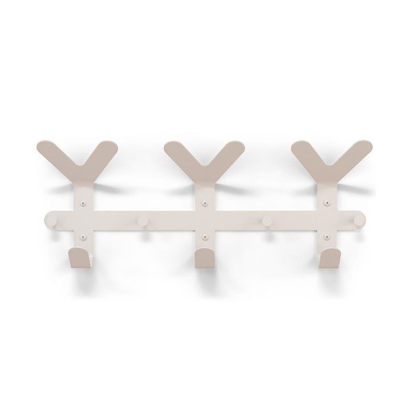Attaccapanni da parete grigio tortora in acciaio 66 cm Frondo – Spinder Design-image-2