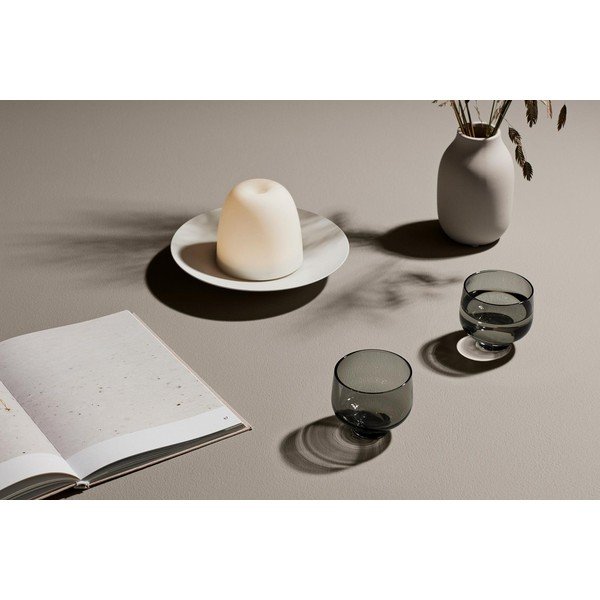 Set di 2 bicchieri neri, 220 ml Flow - Blomus-image-1