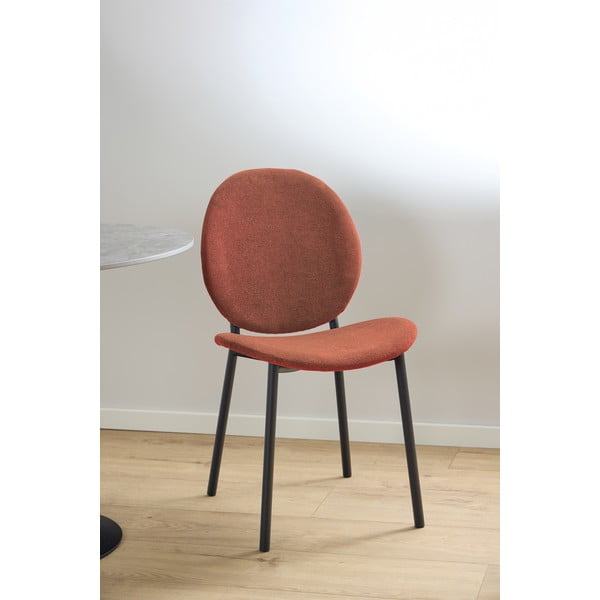 Sedia da pranzo color terracotta Cliff – Actona-image-2