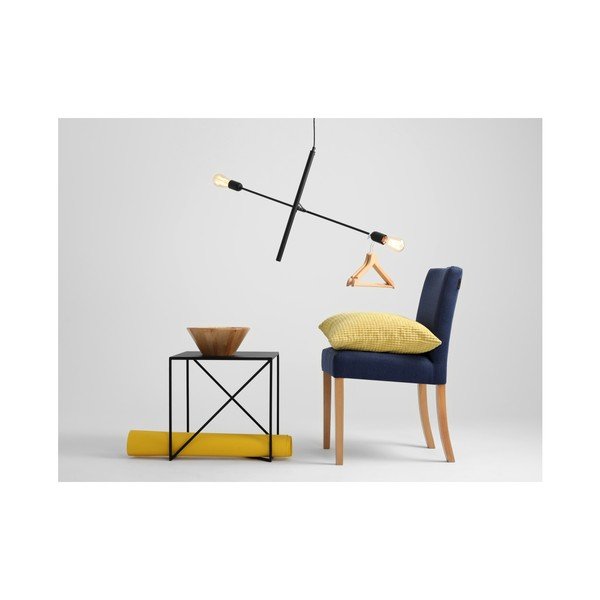 Lampada a sospensione nera per 2 lampadine Modulo personalizzato Twigo - CustomForm-image-1