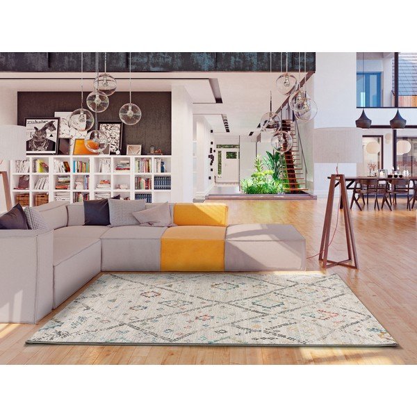 Tappeto beige 200x140 cm Balaki Bereber - Universal-image-1