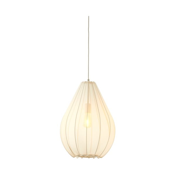 Lampadario beige con paralume in tessuto ø 38 cm Itela - Light & Living-image-3