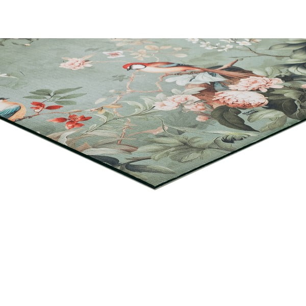 Passatoia verde chiaro lavabile 52x100 cm Ricci Monet – Universal-image-2