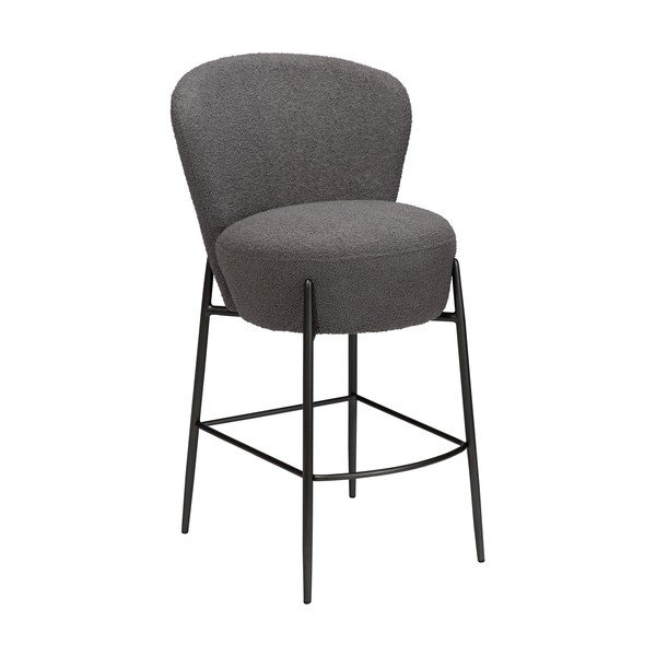 Sgabello da bar grigio (altezza della seduta 68 cm) Orbit – DAN-FORM Denmark