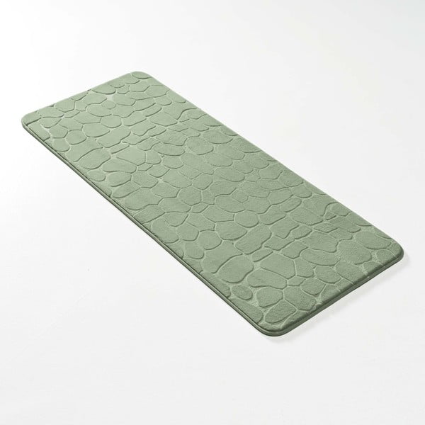 Tappetino da bagno verde 50x120 cm Ricochet - douceur d'intérieur-image-4