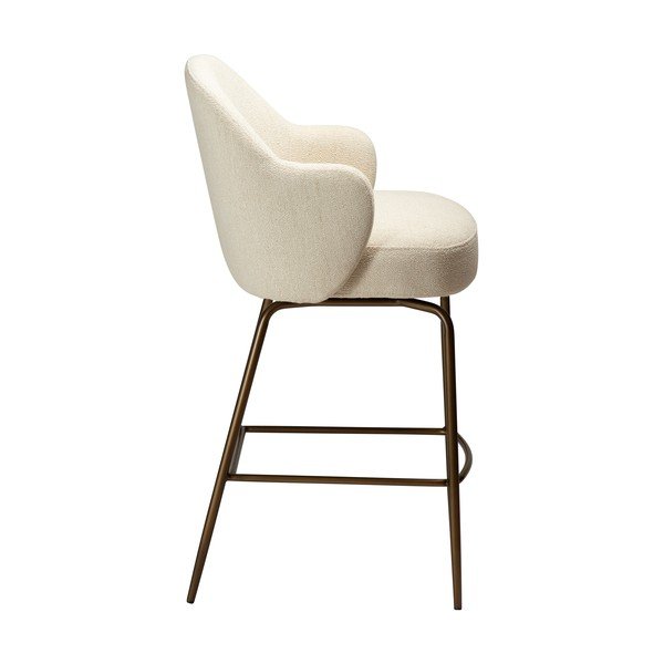 Sgabello da bar beige girevole (altezza della seduta 70 cm) Bae – DAN-FORM Denmark-image-3