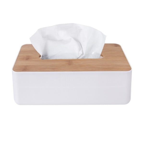 Scatola di plastica/bambù per fazzoletti Whitney - Orion-image-1