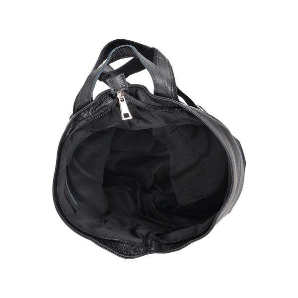 Zaino in pelle nera Beau - Isabella Rhea-image-3