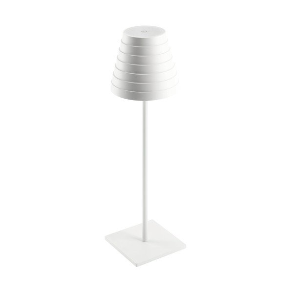 Lampada da tavolo a LED bianca (altezza 37 cm) Fizzi - GTV