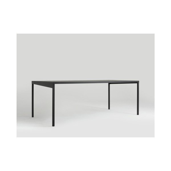 Tavolo da pranzo in metallo nero Custom Form Obroos, 200 x 100 cm - CustomForm-image-3