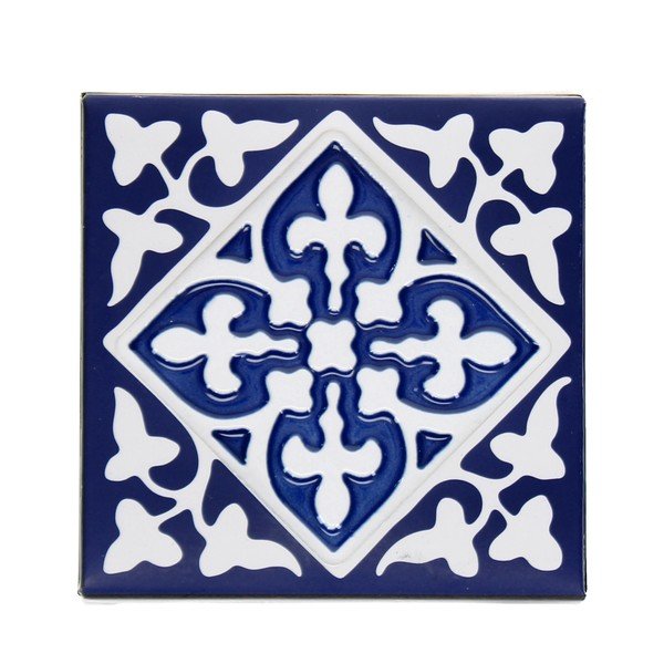 Set di sottobicchieri blu in ceramica 2 pz – Rex London-image-3
