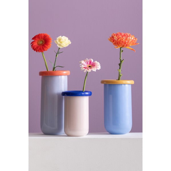 Vaso viola in vetro (altezza totale 30,5 cm) Plegado  – PT LIVING-image-1