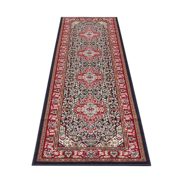 Runner rosso e blu , 80 x 250 cm Skazar Isfahan - Nouristan-image-2
