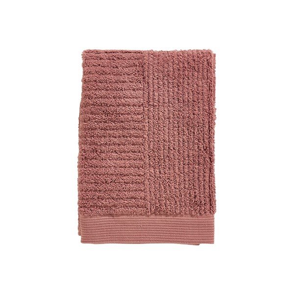 Asciugamano tipo terry color terracotta in cotone 50x70 cm Classic – Zone