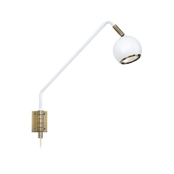 Lampada da parete bianca Coco - Markslöjd
