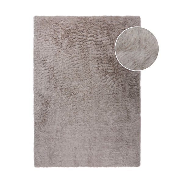 Tappeto in pelliccia sintetica marrone 120x170 cm Alpine Faux Fur - Flair Rugs