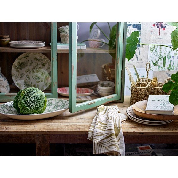 Vetrina verde chiaro in abete massiccio da appendere 81x122x18 cm Hazem – Bloomingville-image-4