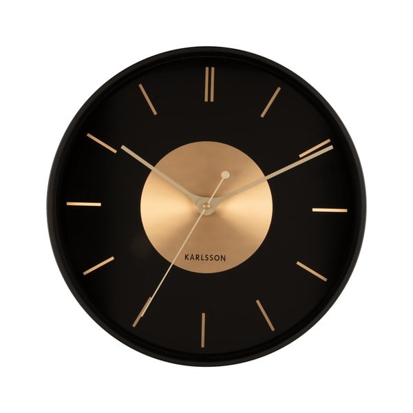 Orologio da parete ø 35 cm Gold Disc - Karlsson